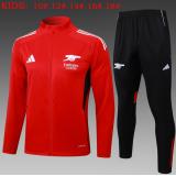 Chándal Arsenal 2025/26(Red Long Zipper) - NIÑOS